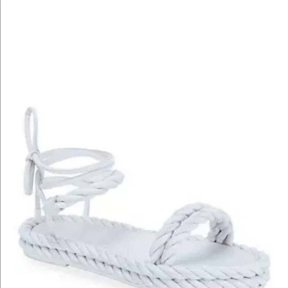 Valentino Garavani The Rope Grecian Ankle-Wrap Sandals - Sz  37 US NO BOX